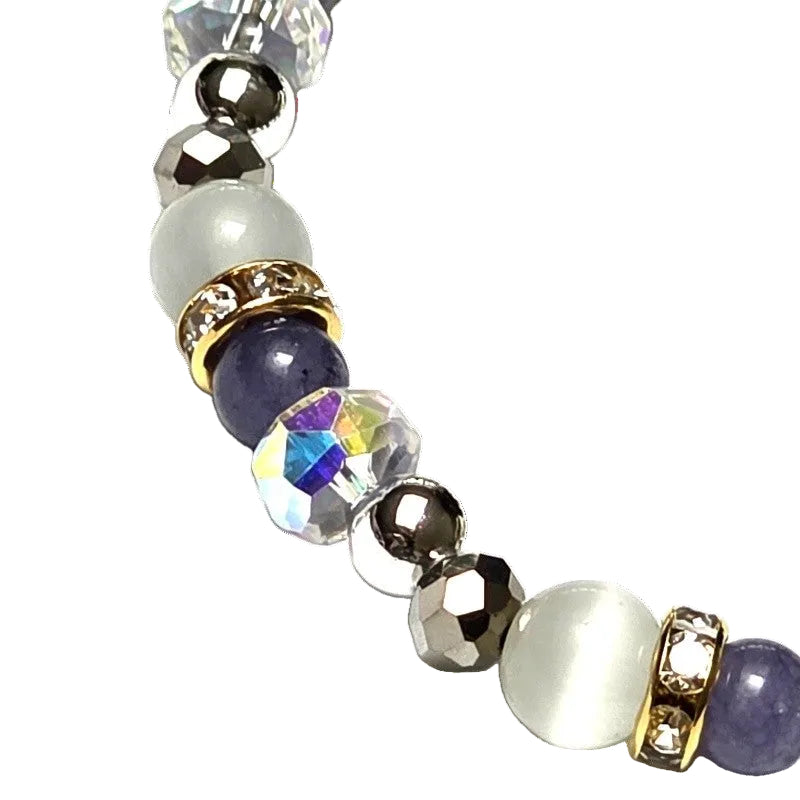 bracelet with multicolored beads